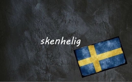 ​​Swedish word of the day: skenhelig