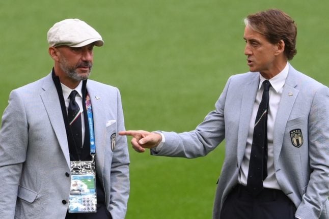 Italy football coach Mancini pays tribute to 'little brother' Vialli