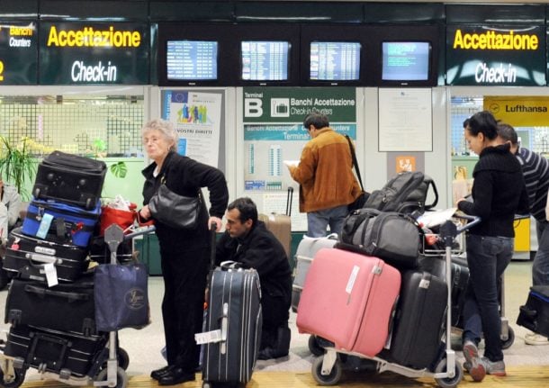 TRAVEL: Delays expected as Italian airport workers strike on Friday