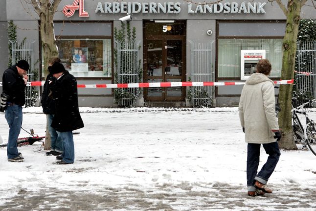 No bank robberies happened in Denmark in 2022