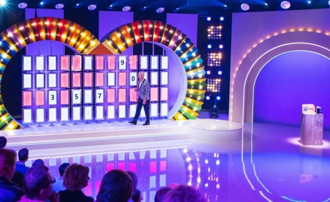 The German TV programme "Wheel of Fortune"