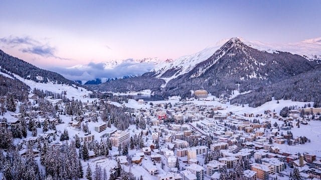 A view of Davos in 2020.