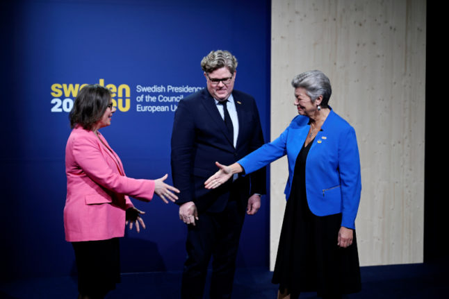 Swedish EU presidency pushes for greater returns of migrants denied asylum