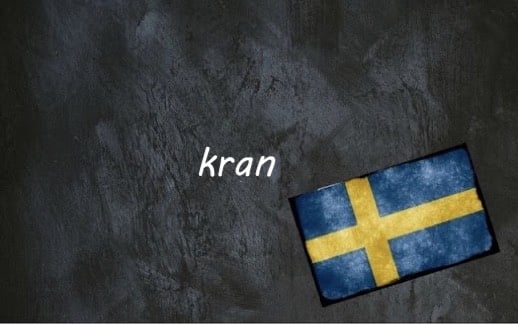 Swedish word of the day: kran