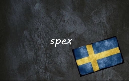 ​​Swedish word of the day: spex