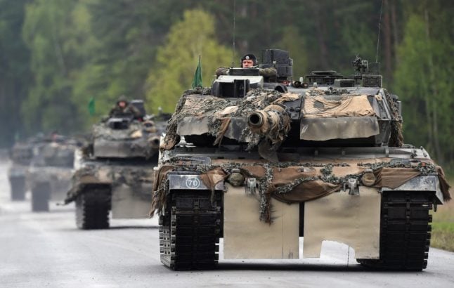 German Leopard tanks Ukraine
