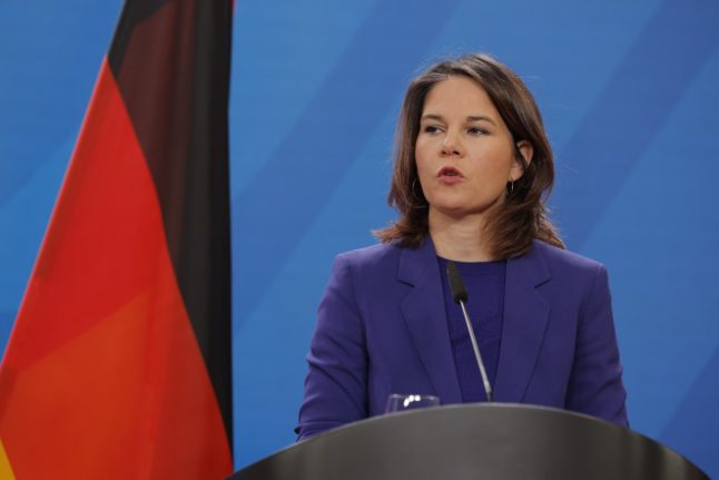 German Foreign Minister Annalena Baerbock