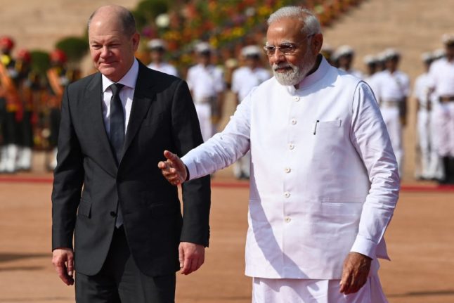 Germany’s Scholz in India to press on EU trade deal