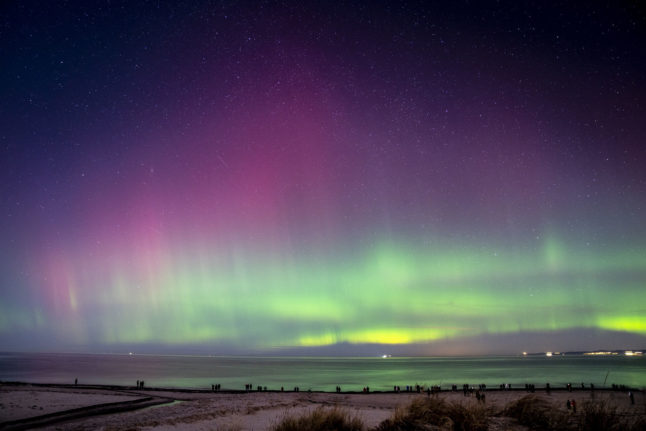 IN PICTURES: Northern Lights over Denmark