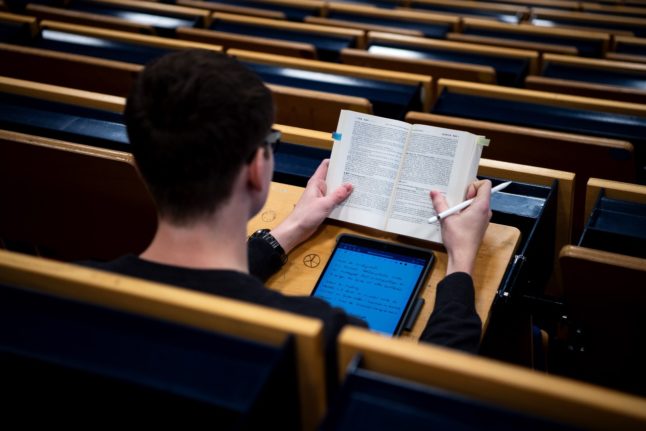 Students lecture hall