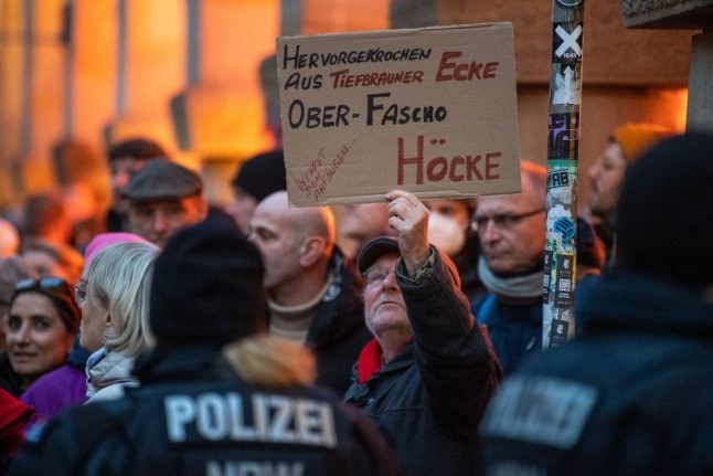 Anti-AfD protest Hesse