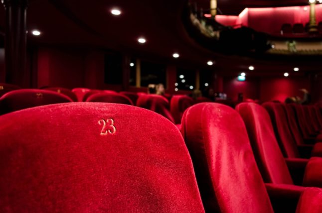 A cinema seat