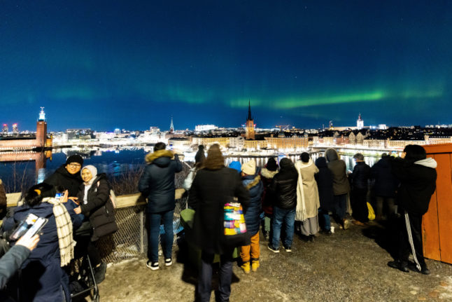 Spectacular Northern Lights light up Sweden – from north to south
