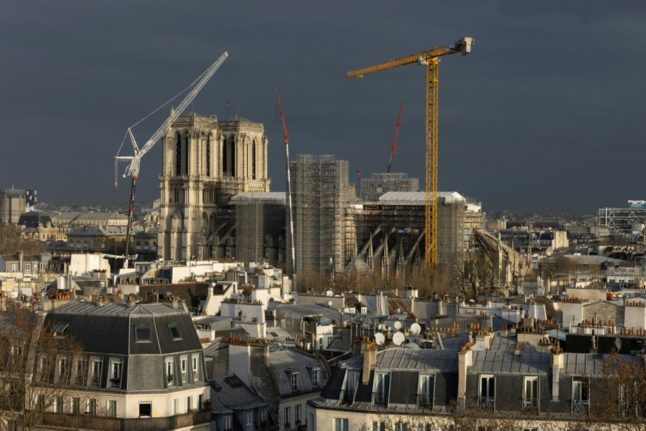 Paris fire exposes hidden iron holding up Notre-Dame