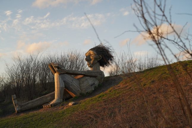 Denmark's wooden forest trolls in new global treasure hunt