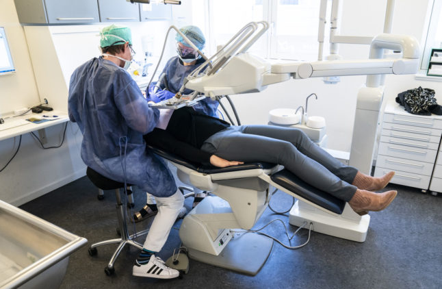 How much does it cost to go to the dentist in Denmark?