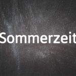 German word of the day: Sommerzeit