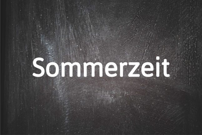 German word of the day: Sommerzeit
