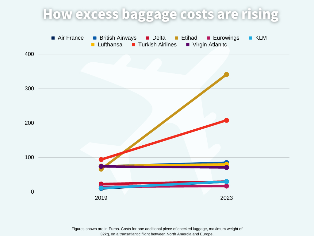 Excess baggage online cost