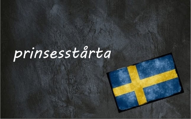 Swedish word of the day: prinsesstårta