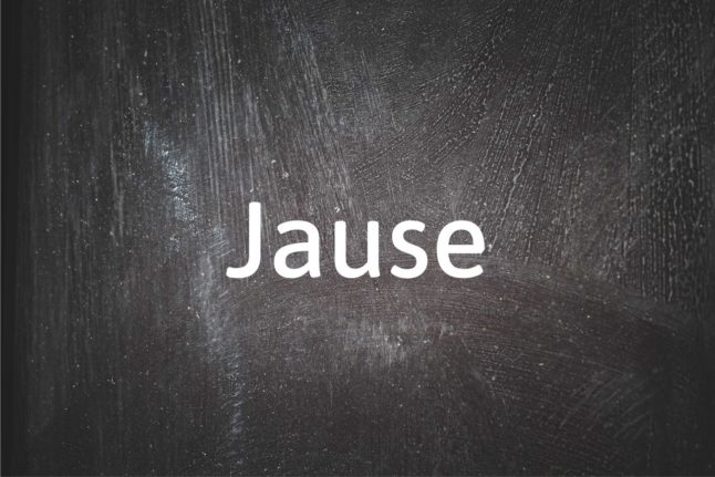Austrian German word of the day: Jause