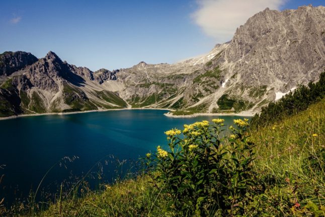 Lake Lünersee, in Austria