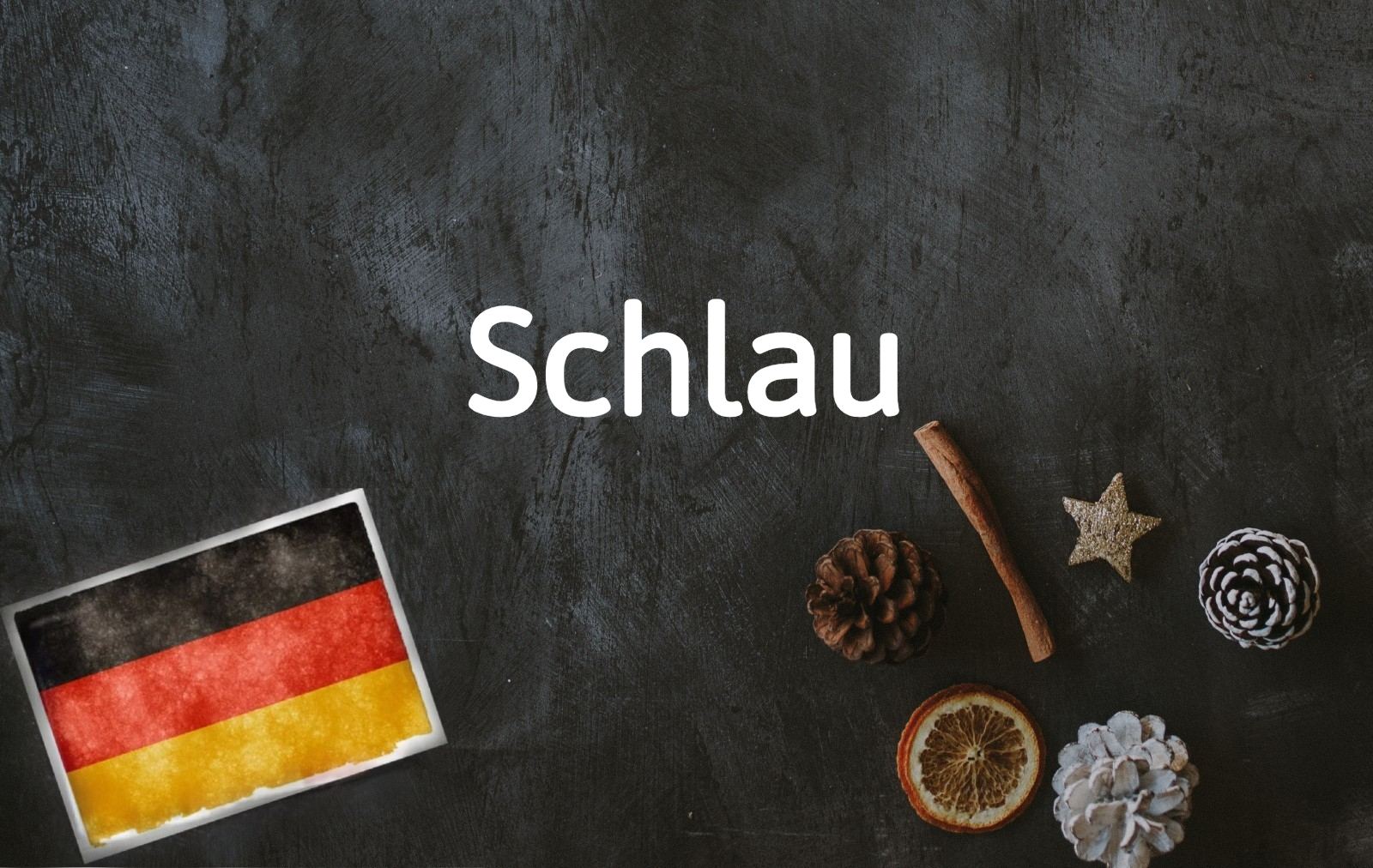 German word of the day: Schlau
