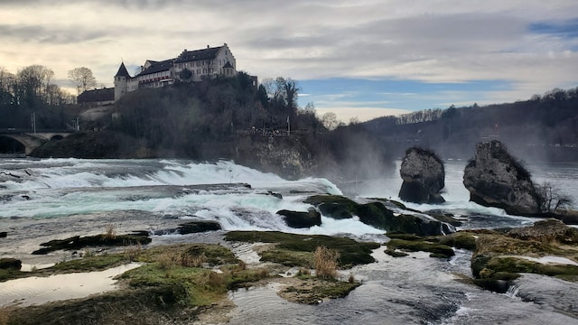 Rhine Falls, Laufen-Uhwiesen, Switzerland. 