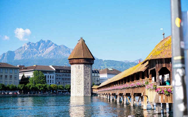 Swiss city of Lucerne