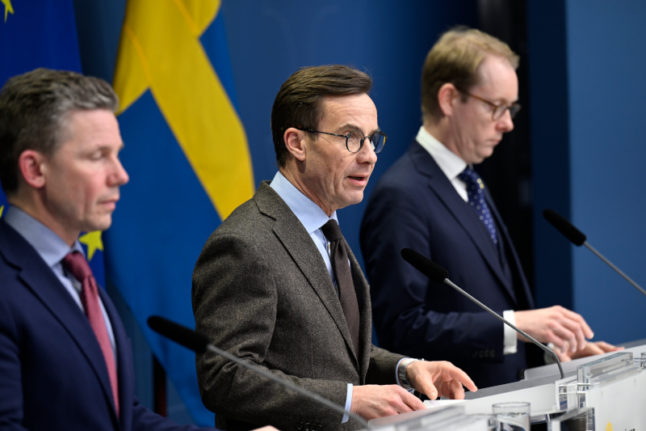 Swedish government submits 'historic' Nato bill to parliament