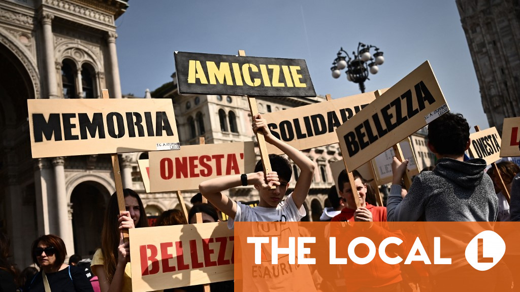 Familien fordern Gerechtigkeit, während 50.000 gegen die italienische Mafia demonstrieren