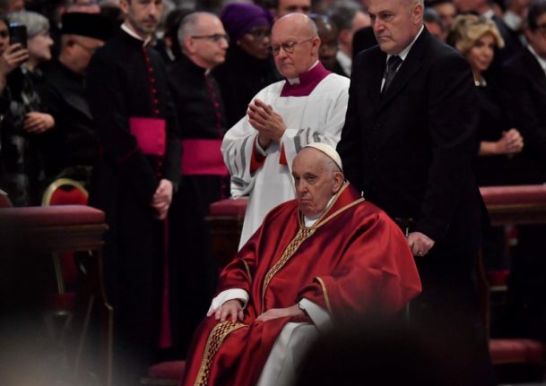 Pope skips Good Friday procession due to cold weather in Rome