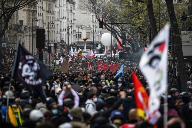 Last-ditch protests in France over Macron’s pension reform