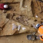 Ancient burial site unearthed next to busy Paris train station