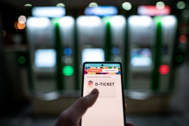 Deutschlandticket mobile ticket