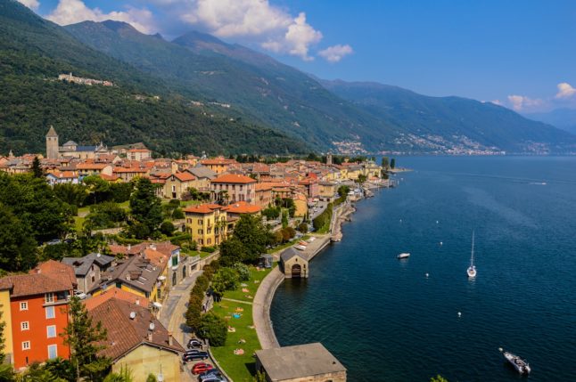 A quaint Ticino town overlooking Lago Maggiore.