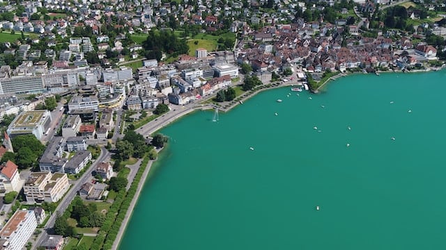 A view of Zug, Switzerland.
