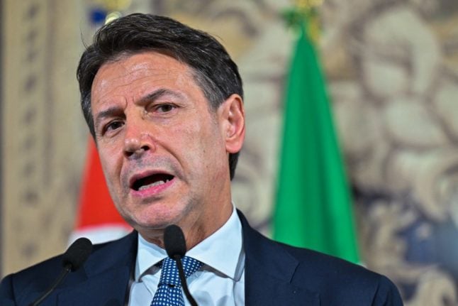 Anti-vaxxer assaults Covid-era Italian PM Conte at rally