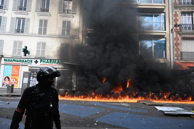 More than 400 French police and gendarmes injured in May Day protests