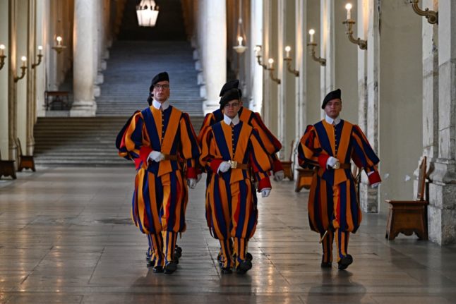 Defending the pope: Meet the new recruits behind the Swiss Guards’ armour