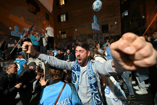 IN PHOTOS: Partying in Naples after long-awaited Scudetto win