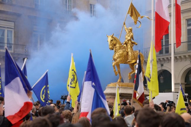 French far-right monacharists rally after court approval