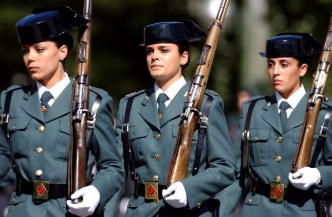 Why do Spain’s civil guards wear those strange hats?