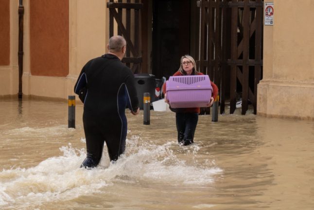Residents in flood-hit Emilia Romagna