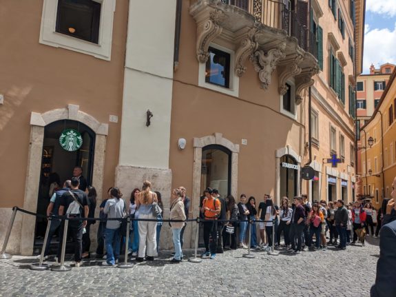 ‘One for every district’: Starbucks begins southern expansion in central Rome