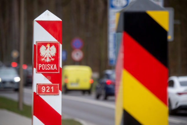 German Polish border crossing