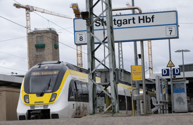 SWEG Train Stuttgart