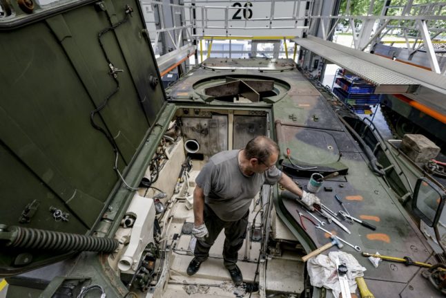 German arms maker struggles to meet demand as Ukraine war rages