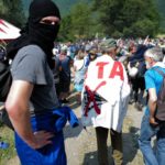 French police and protesters clash over Italy train project