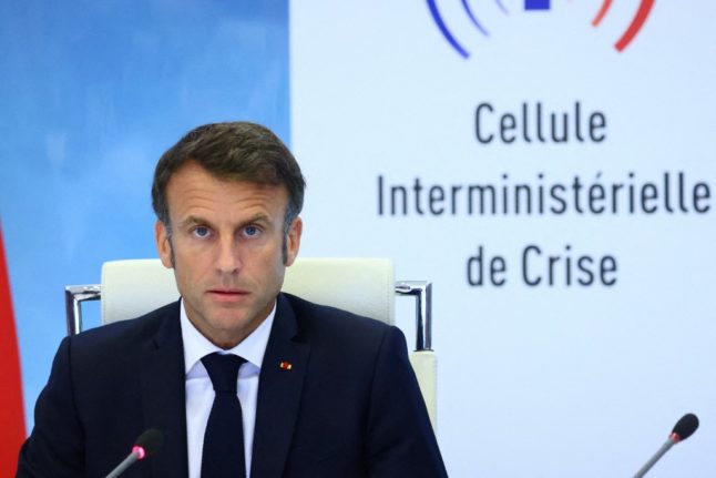 Macron calls on parents to help and blames video games for riots